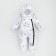 Kinderlitto children's jumpsuit “New friends. Belying animals ", height 68-74 cm