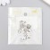 Decor for creativity metal, enamel, rhinestone "White cat" 2x1.7 cm