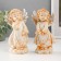 Polystone souvenir "Angel in a star dress and wreath with silver wings" mix 15.3 cm