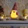 LED figure "Dwarf in a red cap" 6.5 × 17 × 6.5 cm, textiles, batteries LR1130x3, glow warm white