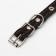Collar leather single-layer, dimensionless, 37 x 1.5 cm, Osh 21-32 cm, black