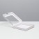Self -charged box, white, 21 x 21 x 3 cm
