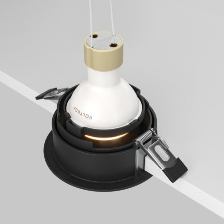 The built-in lamp Technical DL051 -U-1B, 1x10W, 8.5x8.5x3.7 cm, GU10, black color black-6