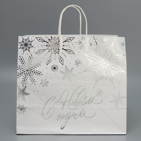 Package gift craft Winter, 32 x 28 x 15 cm, New Year-3