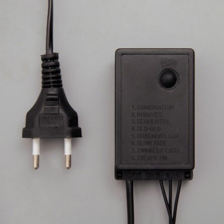Garland “thread” 20 m, IP44, dark thread, 200 LED, glow blue, 8 modes, 220 V-4