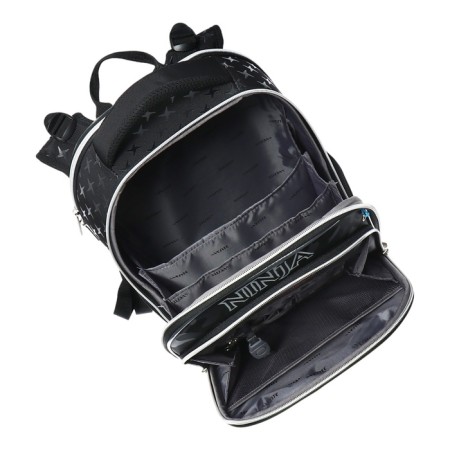 Frame backpack 37x28x18, Devente Premier 17l, Ninja, for boys, black-7