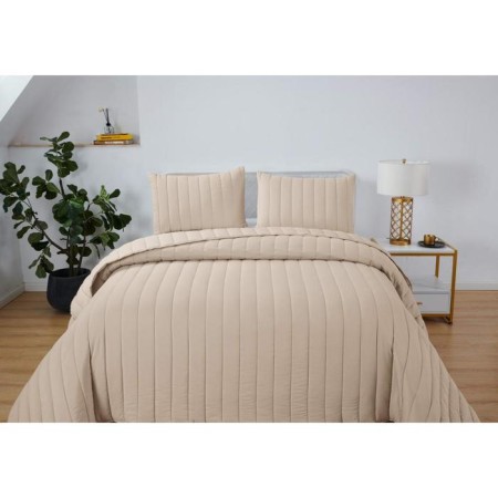 A set with a veil "Michael", size 200x220 cm, 50x70 cm - 2 pcs, beige color-5