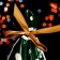 Polyethylene gift package ", with ties" White Deer ", 15*23cm