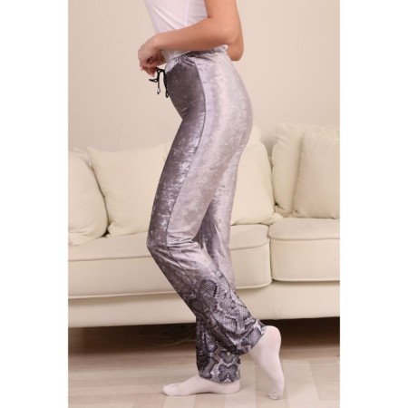 Female suit, size 44, gray color-10
