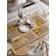 A set of napkins for setting the table “Sunflower on the floor”, rectangular, rounded edges, size 30x46 cm, 4 pcs