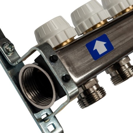 Collector Group Stout SMS 0922 000009, 1 "x3/4", 9 outputs, without consumables, stainless steel steel-3