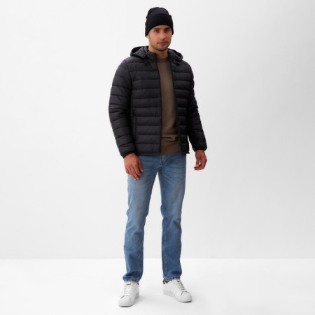 Men's jacket on the lightning collorista color black, rn 56-2