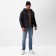 Men's jacket on the lightning collorista color black, rn 56