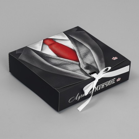 Bearbox Gift Bilateral folding, packaging, “best man”, 20 x 18 x 5 cm-3