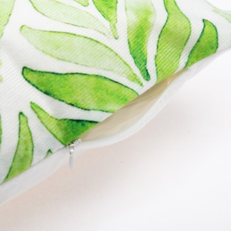 Pillowcase decorative Etel Water "Flowers" 40 x 40 cm, velor-4