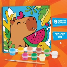 Picture on numbers for children 
