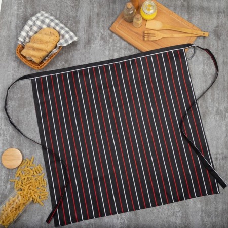 Apron Ethel "strip" 70 x66 cm, 100% p/e