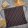 Apron Ethel "strip" 70 x66 cm, 100% p/e