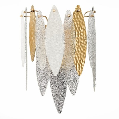 Sconces st. SL1224.201.02. Lastra. 2x60 watts, E14, 24x36 cm, golden color-5