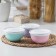 A bowl with a lid, 500 ml, 13.5 × 7.5 cm, color mix