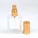 Perfume bottle, with a spray, 15 ml, golden color