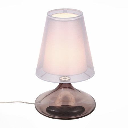 ST LUCE bedside lamp. SL974.604.01. Ampolla. 1x60 W, E27, 24x24x42 cm, chromium color, pink-2