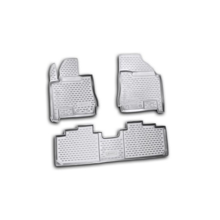 Rugs in the Cadillac SRX 2010-2016 salon, 3 pcs. (polyurethane)
