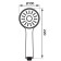 Shower watering can Zein Z0012, 1 mode, medium, d = 100 mm, plastic, chromium color