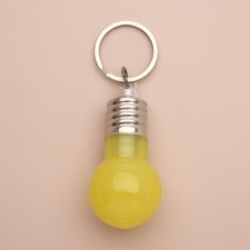 Light beacon on a collar for large and medium dogs, yellow