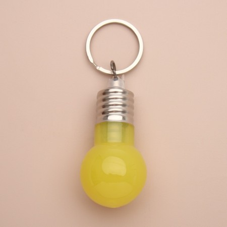 Light beacon on a collar for large and medium dogs, yellow