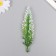 Artificial plant for creativity "meadow flower" set 12 pcs white 13 cm