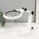 Lupa-lupa x4 x8 for LEDX24 creativity from 3AAA USB lenses d = 2.95 and 12 cm 5.5x19.7x40.5 cm