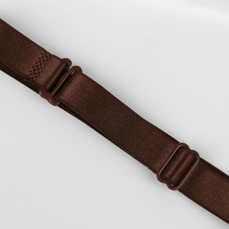 Tekstil straps, 1.5 cm, 37 cm, steam, chocolate color-1