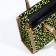 Bag Female Tout with zipper, green color
