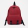 Youth backpack from textiles, 4 pockets, red color