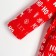 Body dress I am "Joy", height 68-74 cm, red