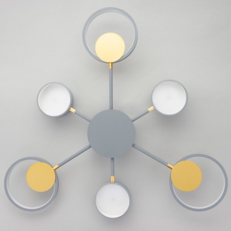 Causteen with PDD 2301/6GR LED 120W 3000-6000K gray 75x75x8 cm Bayerlux-8