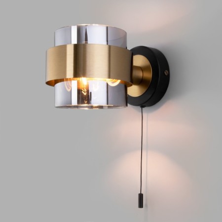 Wall lamp with ARCADA switch, 60W, E14, 21.5x13x11 cm