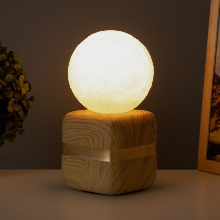 Table lamp "Alehandra" 1x40W E14 under wood/gold 11x11x23cm-1