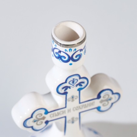 Cross Cross "Gzhel", ceramics-4