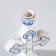 Cross Cross "Gzhel", ceramics