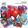 A set of first grader in the folder, spider-man, 40 items