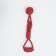 A wicker cable toy with a pen, up to 38 cm, up to 180 g, ball 7 cm, red