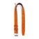 Leather collar with a lining decorated "Zononic", Osh 25-52 x 2.5 cm, mix of flowers