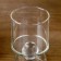Glass of glass per 1 candle "Crystal cone" 10x6.6x6.6 cm