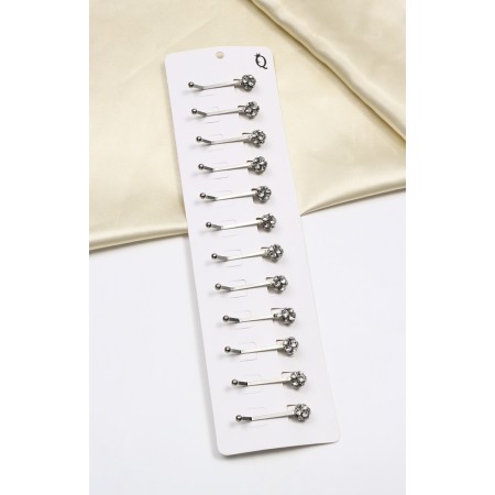 Crying clip "Crystal" ball, color mix (indivisible packing 12 pcs., Price per pcs.)-3