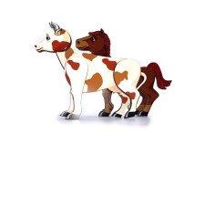 Puzzle - animals on Velcro 