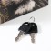 Safe Brush tree to the leatherette "Leo - Wild Life" 21x13x5 cm