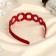 Hair cap "Amber Light" Rings, 4 cm, mix