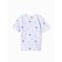 Children's T -shirt on the "Giraffes" buttons, white/blue color, height 80
